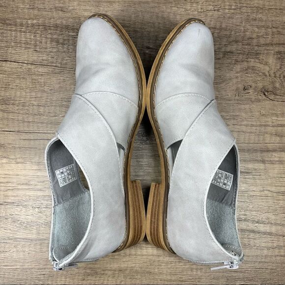 Rocket Dog-Maisie Grey Suede Ankle Loafer~Size 6 - Picture 7 of 9